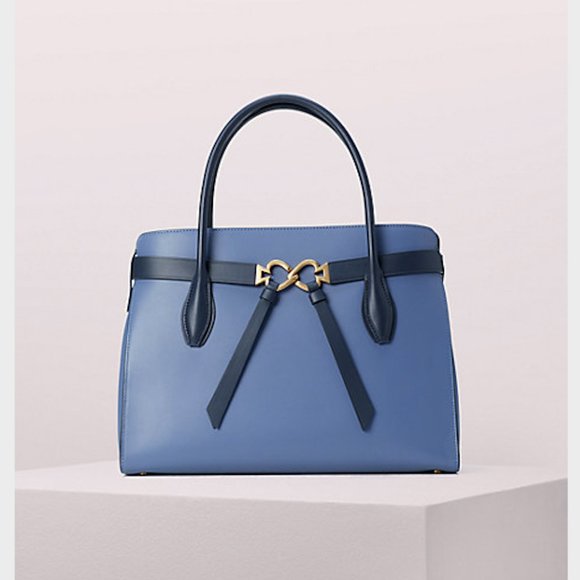 kate spade Handbags - Kate Spade Toujours Large Satchel - Celestial Blue